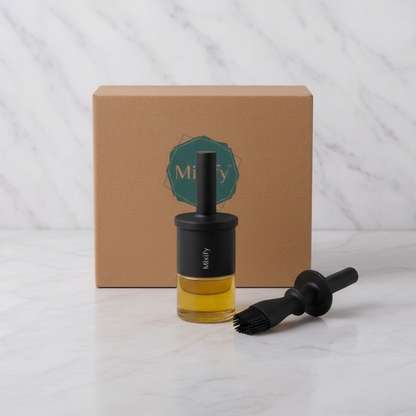Black Oil Dispenser Brush